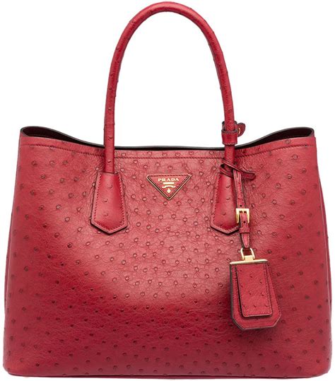 prada ostrich tote|prada ostrich leather bag.